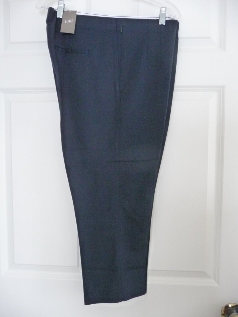 NEW WITH TAG J JILL NAVY BLUE CAPRIS SIZE: 14